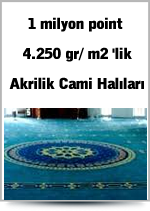 akrilik cami halısı