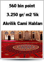 akrilik cami halısı