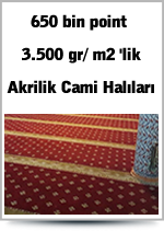 akrilik cami halısı