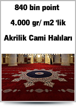 akrilik cami halısı